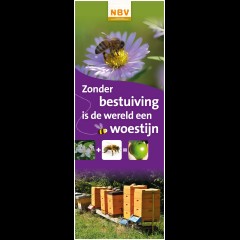 Rolbanner 'Zonder bestuiving' - HELAAS UITVERKOCHT!